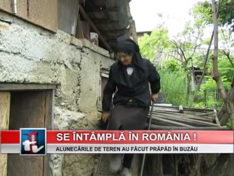 Alunecările de teren au făcut prăpăd în Buzău - www.1tvbacau.ro (18.06.2014)