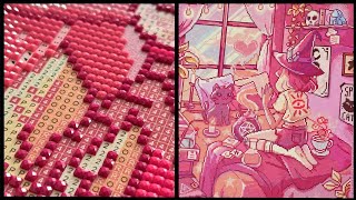 ASMR Full Diamond Painting! - Relaxing & Satisfying - -Compilation- Mrs ButterD - DAC - No Talking
