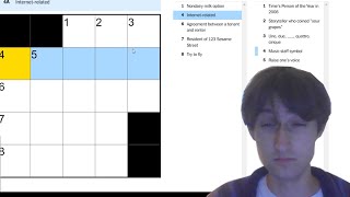 Small Set Up Update + Mini Crossword