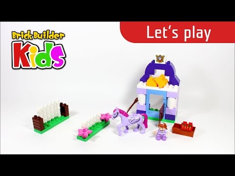 Vidéo LEGO Duplo 10594 : L'écurie Royale de la Princesse Sofia