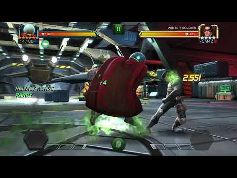6 star Rank 2 Mysterio does some amazing damage against Winter Soldier! Marvel Contest of Champions