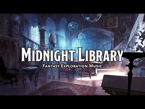 Midnight Library | D&D/TTRPG Music | 1 Hour