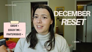 DECEMBER 2025 RESET || Ending Off 2025 Strong, Healthy Habits, Cleaning Montage, Cooking