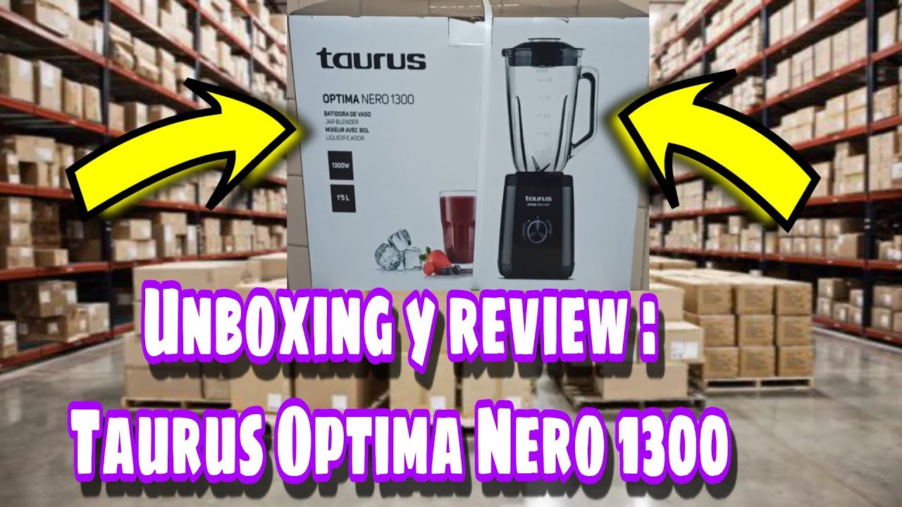 Watch 🟦 BATIDORA de Vaso TAURUS OPTIMA NERO 1300 UNBOXING y REVIEW / te muestro trucos 👍 Now 🟦 BATIDORA de Vaso TAURUS OPTIMA NERO 1300 UNBOXING y REVIEW / te muestro trucos 👍
