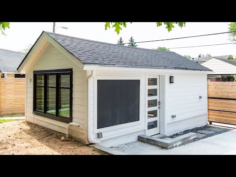 Amazing Renovating Tiny Garage Into A Modern Tiny House