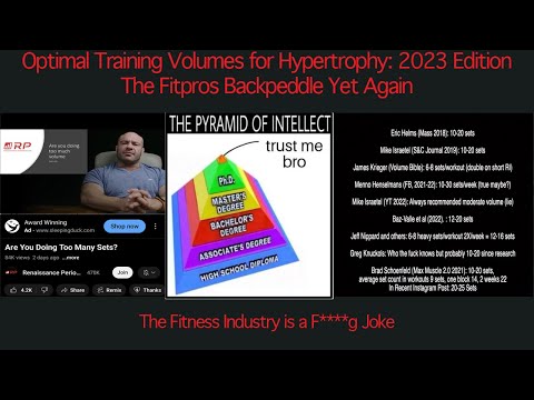 Optimal Hypertrophy Training Volume 2023 Edition: Return of the Backpedal