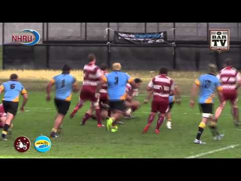 2015 NHRU Round 8 Premier 1 Highlights - University v Southern Beaches