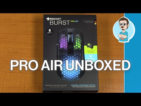 Roccat Burst Pro Air Black (ROC-11-430) Беспроводная игровая мышь Легкая геймерская мышка 19000 dpi 81 грамм - фото 1 - id-p2380822992