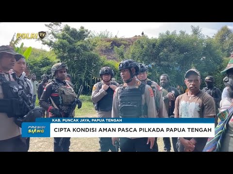 KAPOLDA PAPUA TENGAH PIMPIN PATROLI DAN RAZIA ALAT PERANG SKALA BESAR