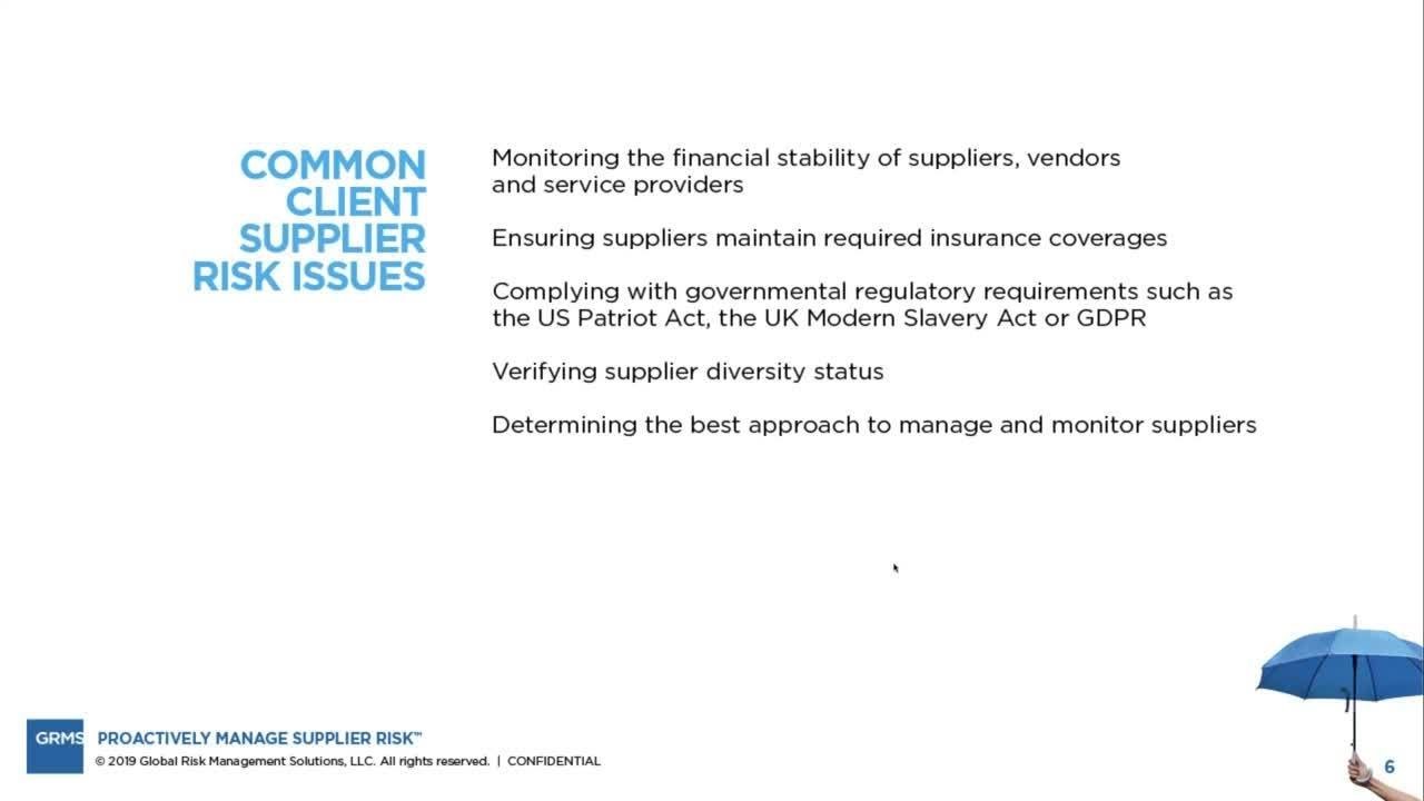 On-demand Webinar: Supplier Risk Assessment Program Best Practices