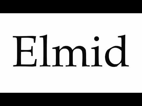 How to Pronounce Elmid
