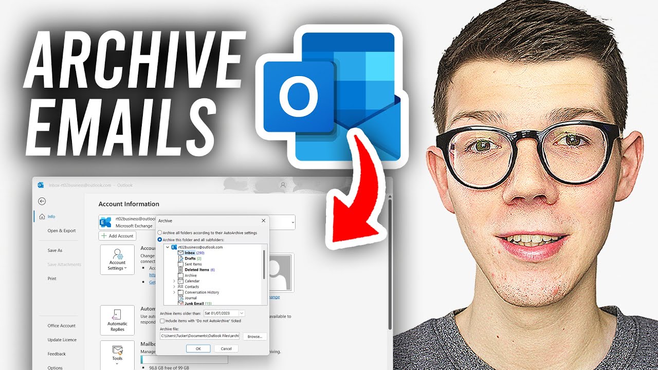 How To Archive Emails In Outlook - Full Guide