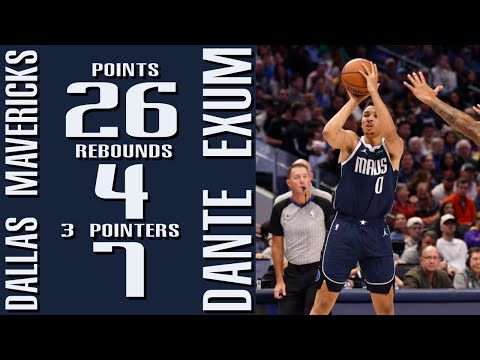 Dante Exum 26 Points, 7 Threes vs Los Angeles Lakers | December 12, 2023 #nba #dallasmavericks #mffl