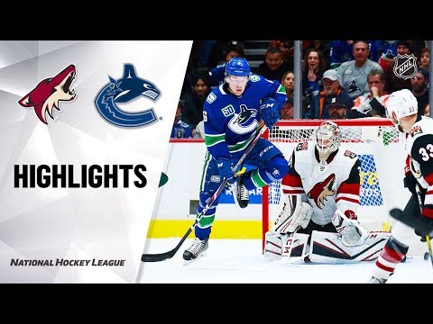 NHL Highlights | Coyotes @ Canucks 1/16/20