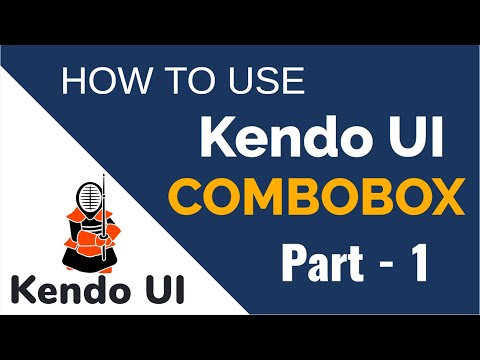 Kendo UI ComboBox Part-1 Video