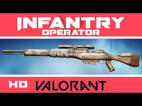 INFANTRY OPERATOR VALORANT SKIN | New Skins In-Game Showcase