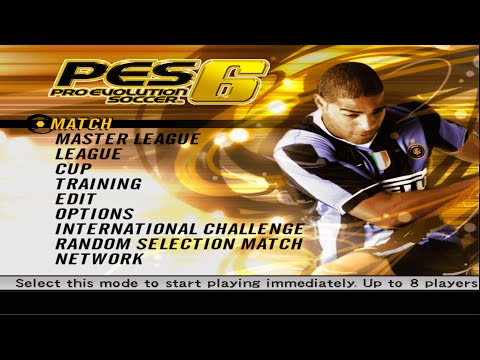 PES 6 PS2 Gameplay UHD [4K 60FPS]