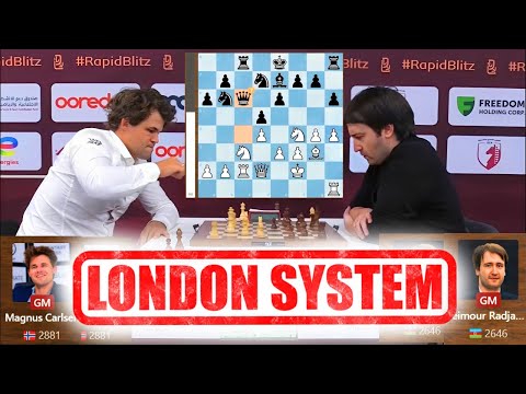 LONDON SYSTEM! GM Magnus Carlsen vs GM Teimour Radjabov
