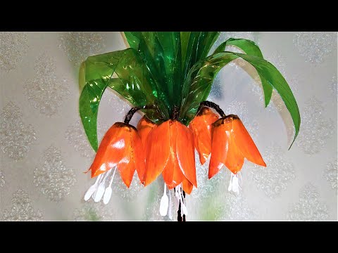 Мастер класс. Рябчик королевский из пластиковых бутылок.