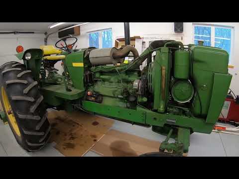 Replacing the temp sender for the temperature gauge on John Deere 2840.