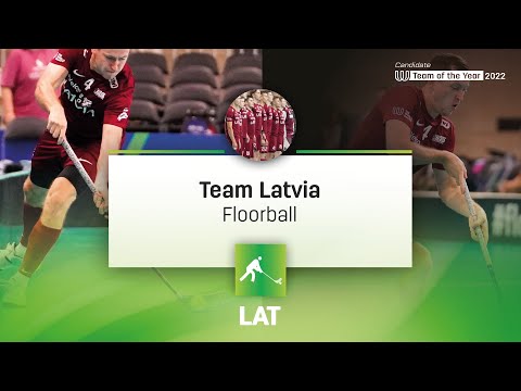 The World Games Team of the Year 2022 - Floorball - Latvia Men