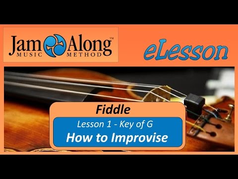 How to improvise bluegrass fiddle!