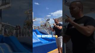 THIS HAPPENED TODAY ON THE CRUISE 😳 #shorts #cruise #travelvlog