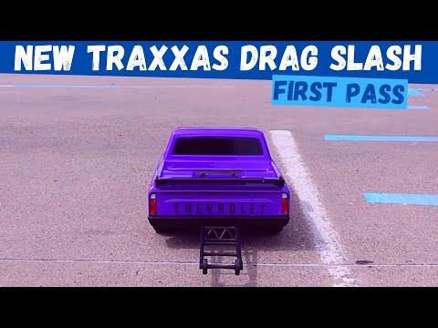 New Traxxas Drag Slash First Pass | Drag Slash Stability | How it Drives | RC Drag Truck