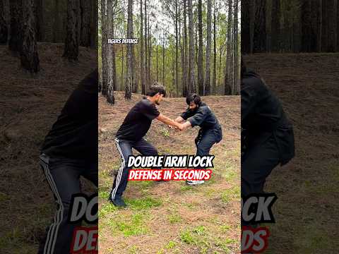 How to Defend Against Double Arm Lock #survival  #selfdefense #kravmaga #taekwondo #usa #fighting
