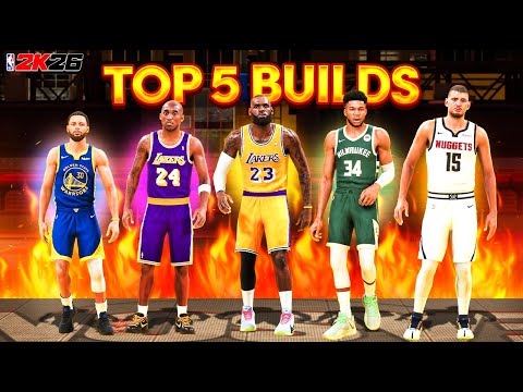 The TOP 5 BUILDS on NBA2K26! BEST BUILDS In NBA 2K26!