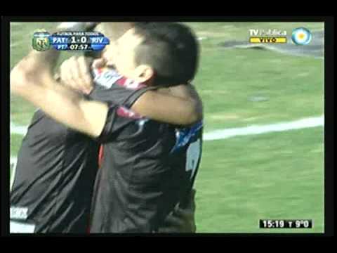River Plate vs Patronato - Gol de Acosta de cabeza - 16/junio/2012 - Primera B, Futbol Argentino