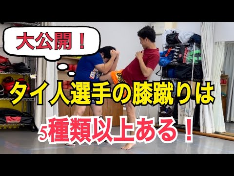 タイ人ムエタイ選手が使っている”5種類”の膝蹴り