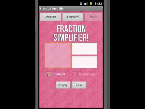 Fraction Simplifier! Video