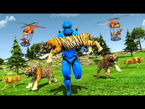 Animal Rescue Robot Hero Mission   Emergency Ambulance Games - Android GamePlay