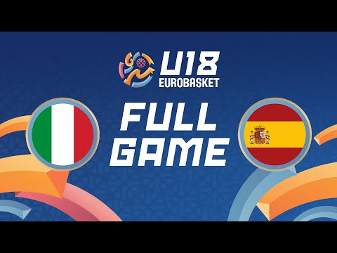 Semi-Finals | Italy v Spain | Full Basketball Game | FIBA U18 EuroBasket 2025