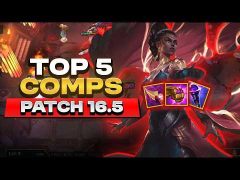 TOP 5 COMPS in Patch 16.5 Teamfight Tactics