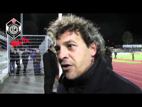 Moriero a fine partita Lugano-San Gallo