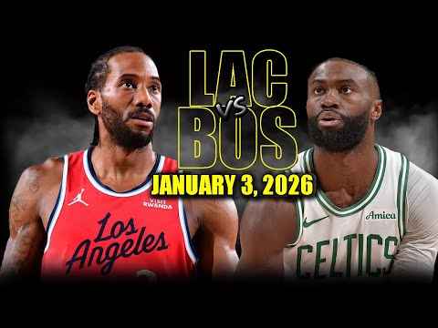 Boston Celtics vs Los Angeles Clippers Full Game Highlights – January 3, 2026 | NBA Season