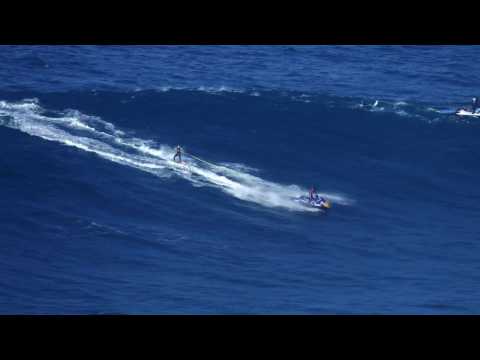 Great Day of Big Wave Surfing in Nazare 2016-10-24, 4k Video