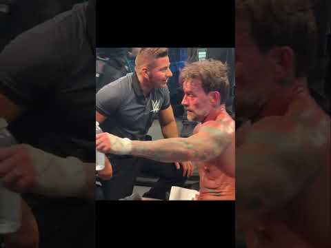 CM Punk Tried to Stand But His Body Gave Up #wrestlemania #cmpunk #afterthematch