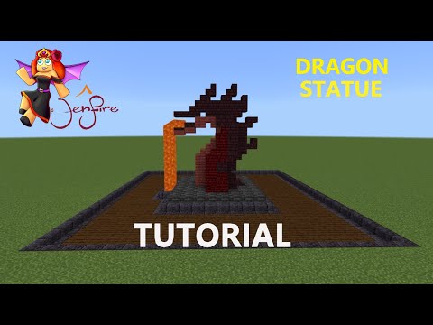 JenFire - Minecraft Dragon Build Tutorial   Nether Statues
