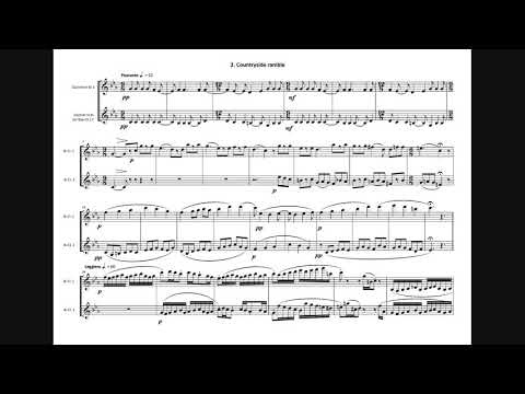 Friberg, Tomas - Three short walks for two clarinets