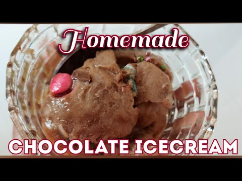 Homemade Chocolate Icecream ||Chocolate icecream