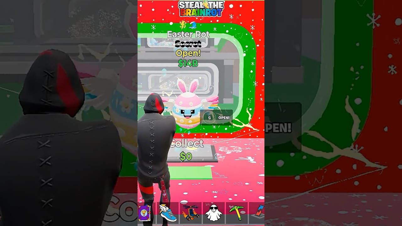 新しく追加されたイースターロット開けてみた結果💀 #フォートナイト #fortnite #brainrot