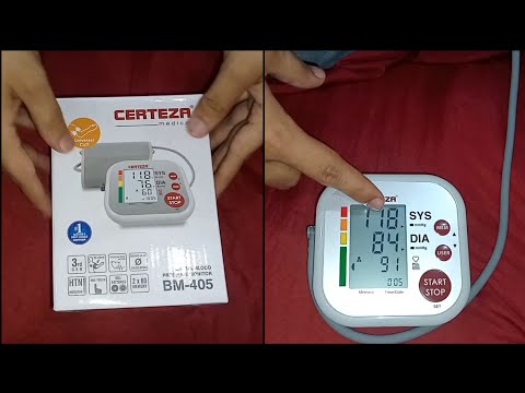 Certeza Digital Blood Pressure Monitor | BM 405 | Unbox | How to use