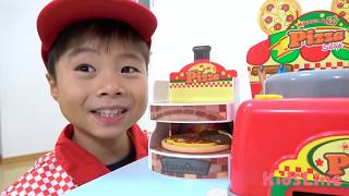 ピザ屋さんごっこ 宅配のピザはどこ？？？ Disney マジカルモール お店屋さんごっこ おゆうぎ こうくんねみちゃん video