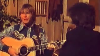 JOHN DENVER &amp; JOHNNY CASH COUNTRY ROADS RARE CLEAR FOOTAGE