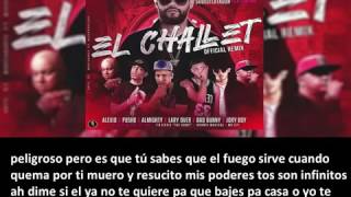 El Challet (Remix) LETRA - Almighty Ft Bad Bunny, Jory, Pusho, Sou, Alexio, Lary Over
