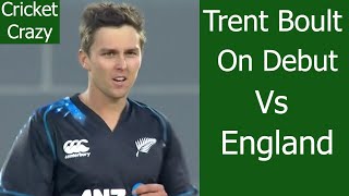 Young Trent Boult On Debut In T20 Vs England - Amazing Bowling in 1st Match