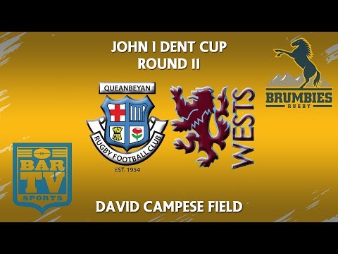 2018 John I Dent Cup Round 11 1st Grade - Queanbeyan Whites v Wests Rugby Club